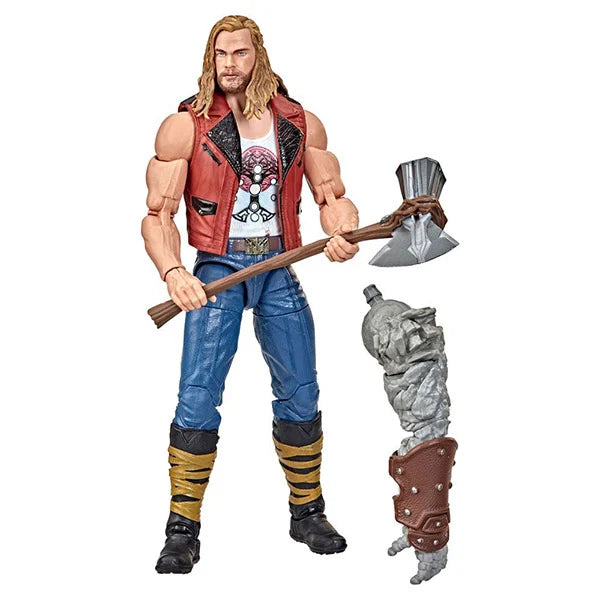 Marvel Legends: Thor Love & Thunder - Ravager Thor - Marvels Korg BAF #4 - Actionfigur - F1408 - 15 cm