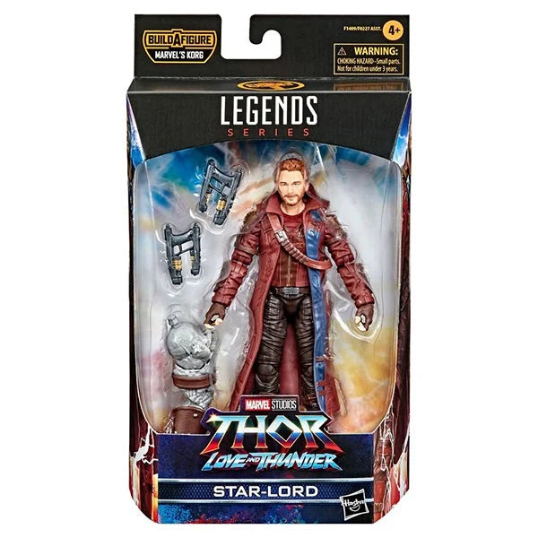 Marvel Legends: Thor Love & Thunder - Star-Lord - Marvels Korg BAF #5 - Actionfigur - F1409 - 15 cm