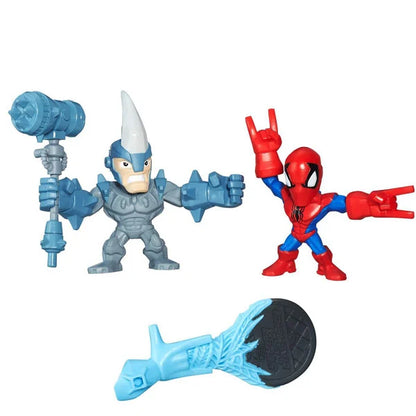 Super Hero Mashers Micro Figuren: Spider-Man vs. Marvels Rhino - 2er Set - B6687