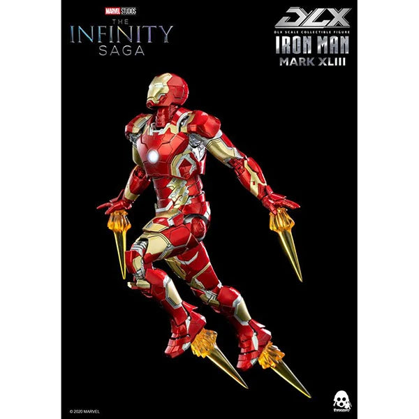 Iron Man: Infinity Saga - Iron Man Mark 43 - DLX Actionfigur - 16.5 cm