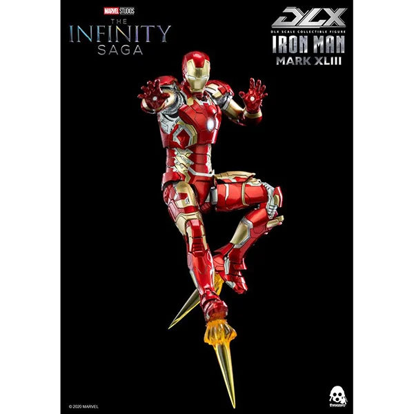 Iron Man: Infinity Saga - Iron Man Mark 43 - DLX Actionfigur - 16.5 cm