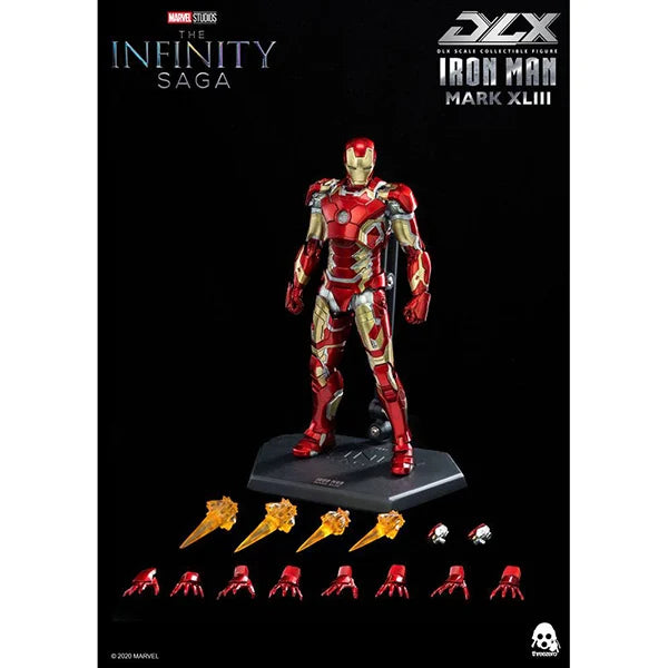 Iron Man: Infinity Saga - Iron Man Mark 43 - DLX Actionfigur - 16.5 cm