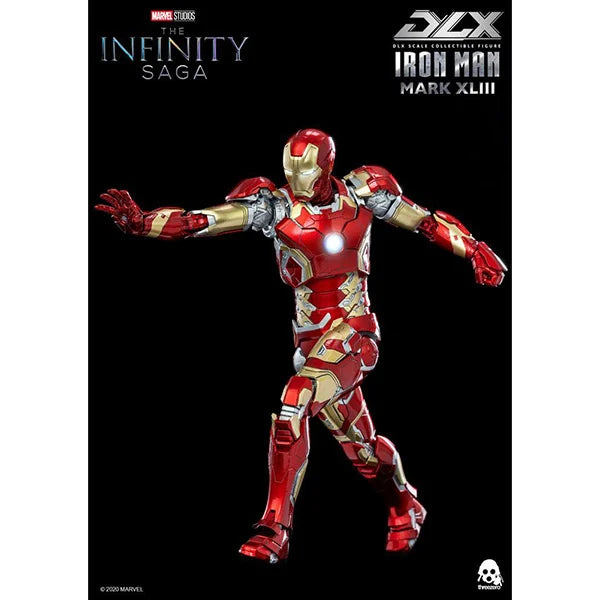 Iron Man: Infinity Saga - Iron Man Mark 43 - DLX Actionfigur - 16.5 cm