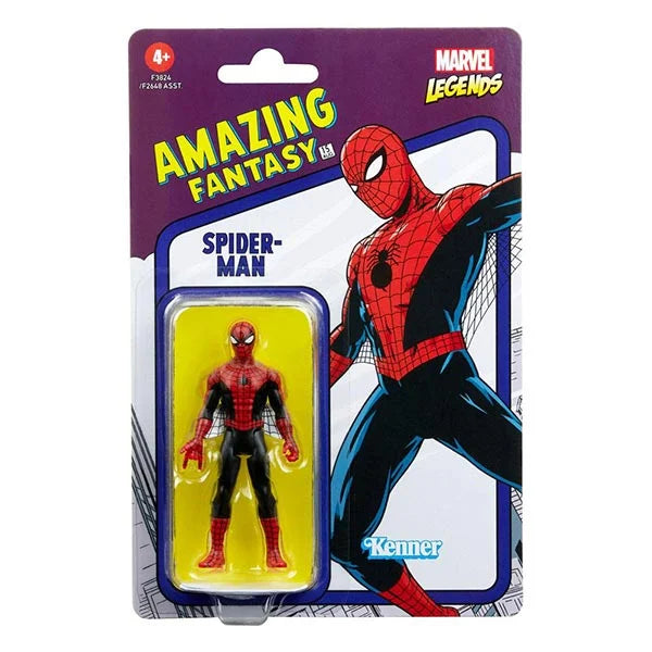 Marvel Legends: Retro Collection - Kenner - Spider-Man - Actionfigur - F3824 - 10 cm