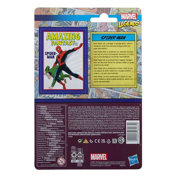 Marvel Legends: Retro Collection - Kenner - Spider-Man - Actionfigur - F3824 - 10 cm