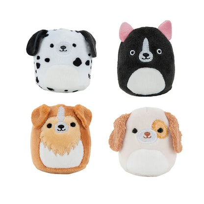 Squishville: Plüschfigur - 4er-Pack Welpen - 5 cm