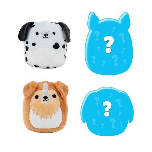 Squishville: Plüschfigur - 4er-Pack Welpen - 5 cm