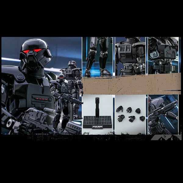 Hot Toys: Star Wars - The Mandalorian - Dark Trooper - Actionfigur 1/6 - 32 cm