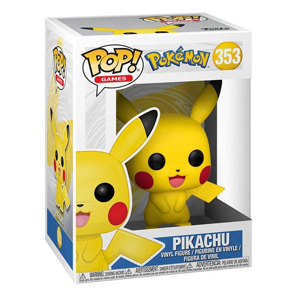 Funko: POP! Games - Pokémon Pikachu - Exclusive Edition - 353 - 9 cm
