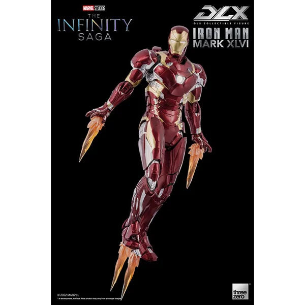 Iron Man: Infinity Saga - Iron Man Mark 46 - DLX Actionfigur - 17.5 cm