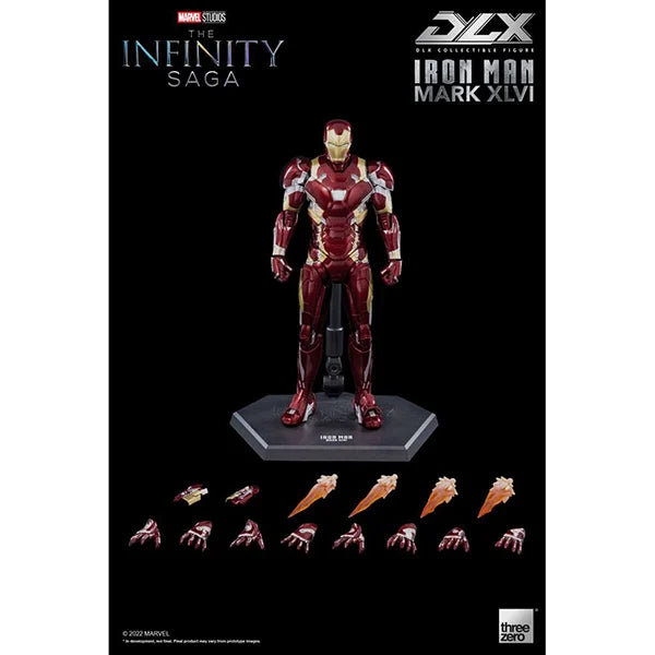 Iron Man: Infinity Saga - Iron Man Mark 46 - DLX Actionfigur - 17.5 cm