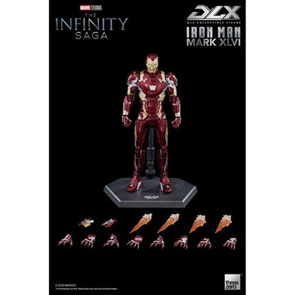 Iron Man: Infinity Saga - Iron Man Mark 46 - DLX Actionfigur - 17.5 cm