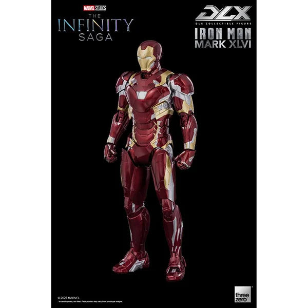 Iron Man: Infinity Saga - Iron Man Mark 46 - DLX Actionfigur - 17.5 cm