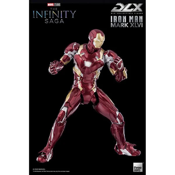 Iron Man: Infinity Saga - Iron Man Mark 46 - DLX Actionfigur - 17.5 cm