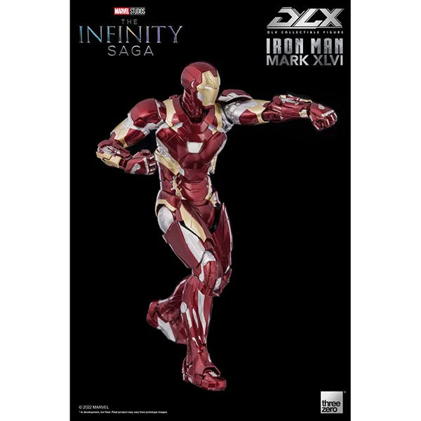 Iron Man: Infinity Saga - Iron Man Mark 46 - DLX Actionfigur - 17.5 cm