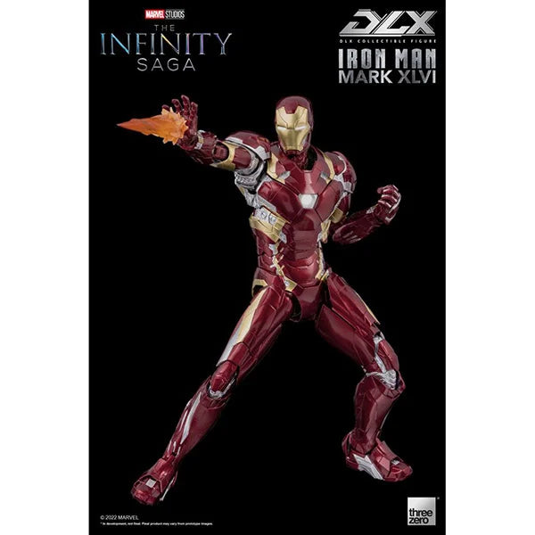 Iron Man: Infinity Saga - Iron Man Mark 46 - DLX Actionfigur - 17.5 cm