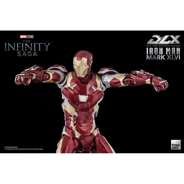 Iron Man: Infinity Saga - Iron Man Mark 46 - DLX Actionfigur - 17.5 cm