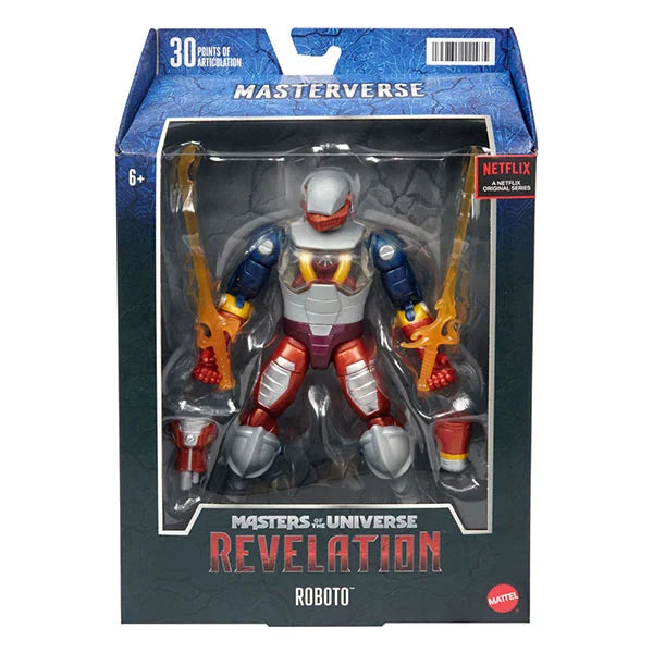 Masters of the Universe: Roboto - Revelation Masterverse Actionfigur - HLB40 - 18 cm