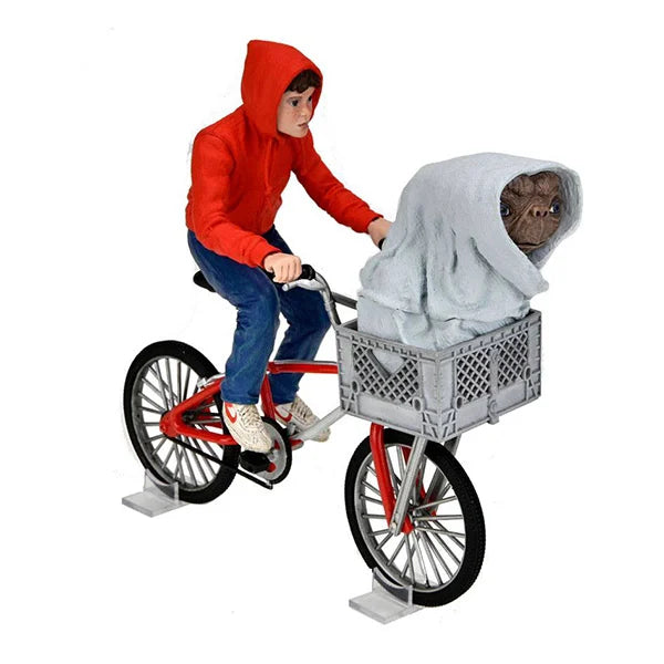 E.T. Der Ausserirdische: Elliott & E.T. on Bicycle - Actionfigur - 13 cm