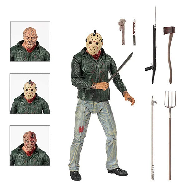 Freitag der 13. : Teil 3 - Ultimate Jason - Actionfigur - 18 cm
