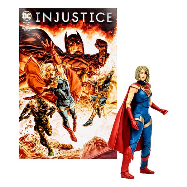 DC Direct Page Punchers: Supergirl (Injustice 2) - Actionfigur & Comic - 18 cm