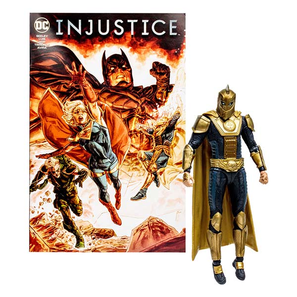 DC Direct Page Punchers: Dr. Fate (Injustice 2) - Actionfigur & Comic - 18 cm