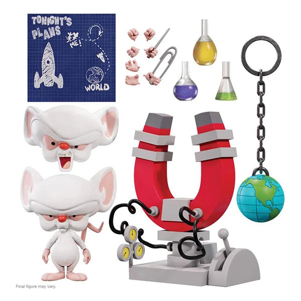 Animaniacs: Brain - Ultimates Actionfigur - 18 cm
