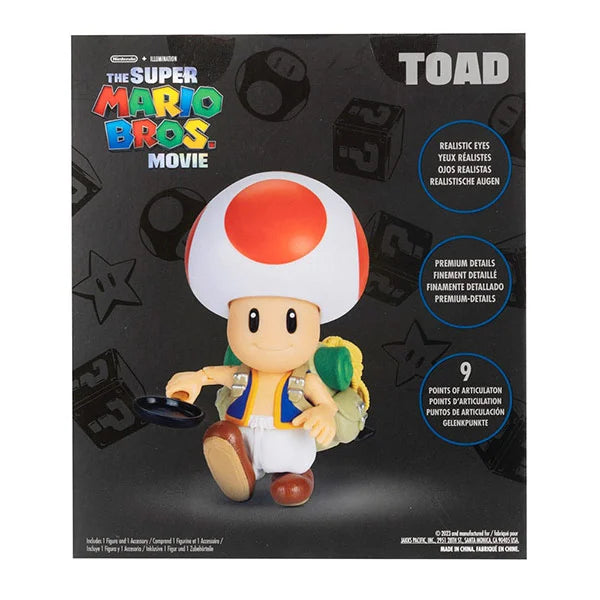 Der Super Mario Bros. Film: Toad - Actionfigur - 13 cm