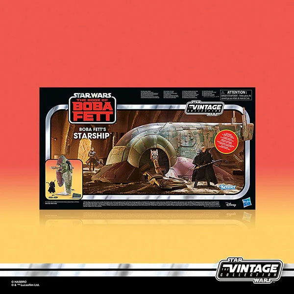 Star Wars: Vintage Collection - Kenner - Fahrzeug - The Book of Boba Fett - Boba Fetts Starship - Actionfigur 10 cm - F5862