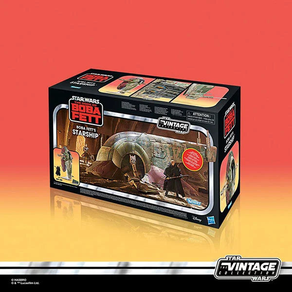 Star Wars: Vintage Collection - Kenner - Fahrzeug - The Book of Boba Fett - Boba Fetts Starship - Actionfigur 10 cm - F5862