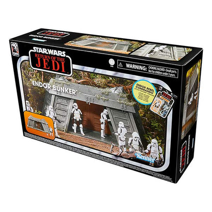 Star Wars: Vintage Collection - Kenner - Playset - Endor Bunker mit Endor Rebel Commando (Scout Trooper Disguise) - Actionfigur 10 cm - F6885