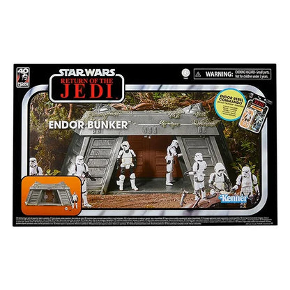 Star Wars: Vintage Collection - Kenner - Playset - Endor Bunker mit Endor Rebel Commando (Scout Trooper Disguise) - Actionfigur 10 cm - F6885