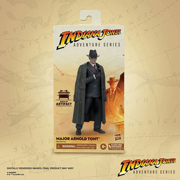 Indiana Jones: Adventure Series - Major Arnold Toht (Jäger des verlorenen Schatzes) - Actionfigur - F6061 - 15 cm
