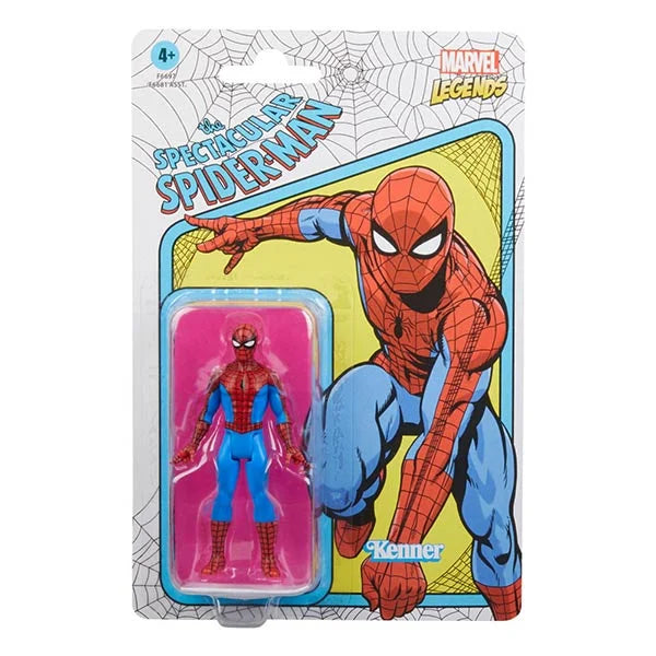 Marvel Legends: Retro Collection - Kenner - The Spectacular Spider-Man - Actionfigur - F6697 - 10 cm