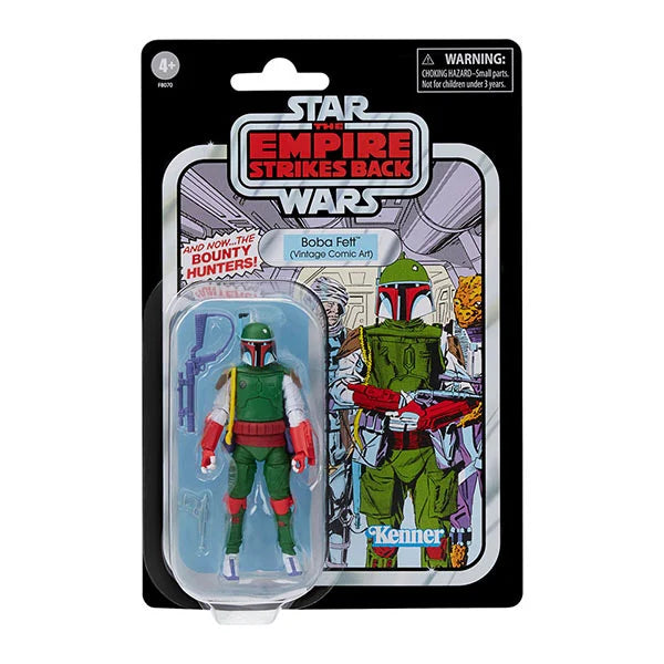 Star Wars: Vintage Collection - Kenner - The Empire Strikes Back - Boba Fett (Vintage Comic Art) - Actionfigur - F8070 - 10 cm