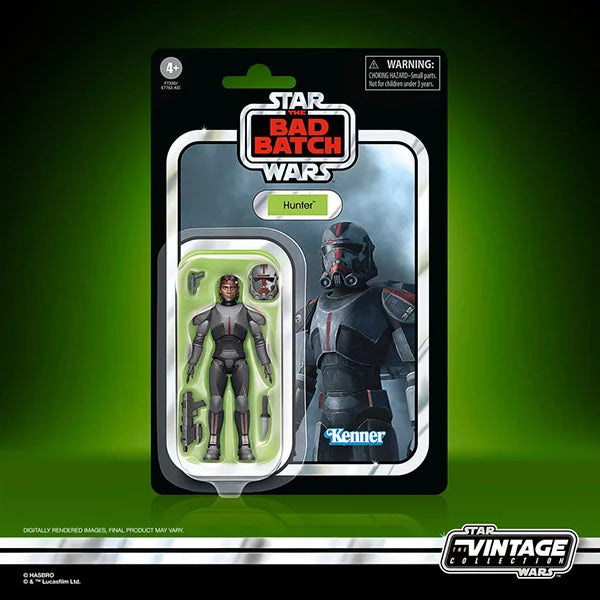Star Wars: Vintage Collection - Kenner - The Bad Batch - Hunter - Actionfigur - F7330 - 10 cm