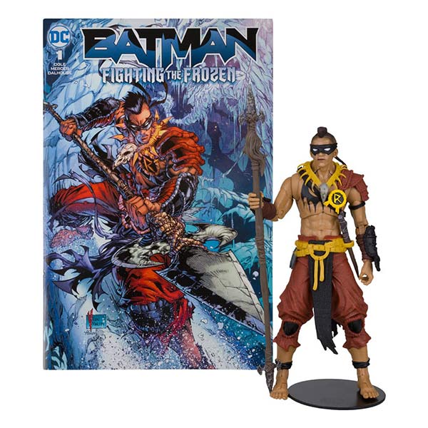 DC Direct Page Punchers: Robin (Batman: Fighting The Frozen Comic) - Actionfigur & Comic - 18 cm
