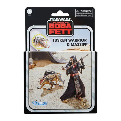 Star Wars: Vintage Collection - Kenner - The Book of Boba Fett - Tusken Warrior & Massiff - Actionfigur - F6991 - 10 cm