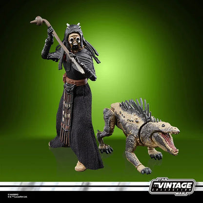 Star Wars: Vintage Collection - Kenner - The Book of Boba Fett - Tusken Warrior & Massiff - Actionfigur - F6991 - 10 cm