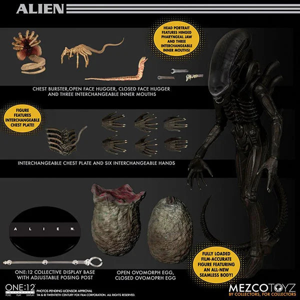Alien: Alien One:12 Collective - Actionfigur 1/2 - 18 cm