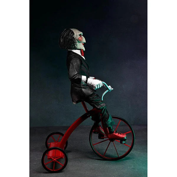 Saw: Billy mit Dreirad - Actionfigur mit Sound - 30 cm