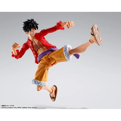 One Piece: Monkey D. Ruffy (The Raid on Onigashima) - S.H. Figuarts - Actionfigur - 14 cm