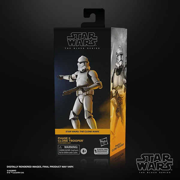 Star Wars - Black Series - The Clone Wars - Phase II Clone Trooper - F7105 - 15 cm