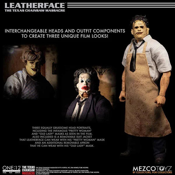 Texas Chainsaw Massacre: Leatherface - Deluxe Edition - Actionfigur 1/12 - 17 cm