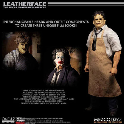 Texas Chainsaw Massacre: Leatherface - Deluxe Edition - Actionfigur 1/12 - 17 cm