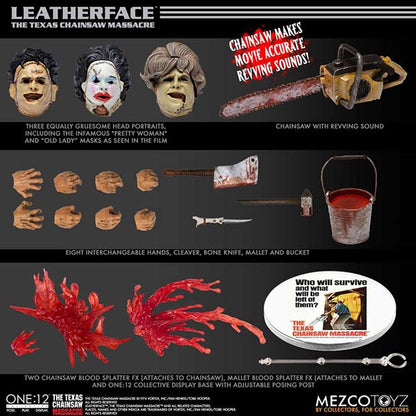 Texas Chainsaw Massacre: Leatherface - Deluxe Edition - Actionfigur 1/12 - 17 cm