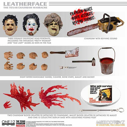 Texas Chainsaw Massacre: Leatherface - Deluxe Edition - Actionfigur 1/12 - 17 cm