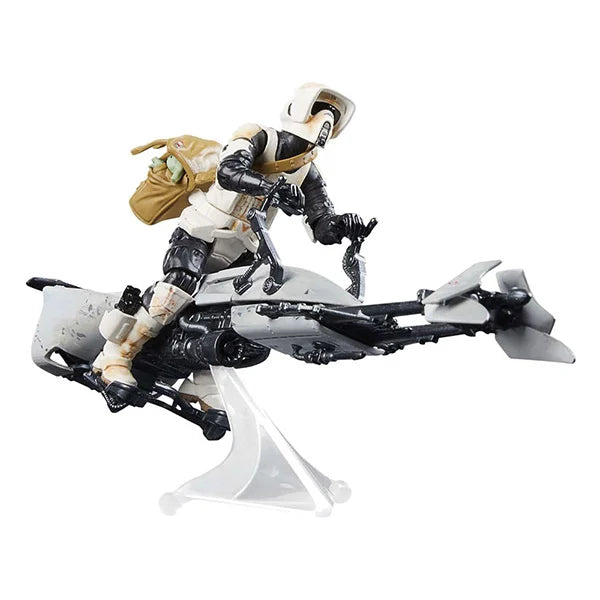 Star Wars: Vintage Collection - Kenner - Fahrzeug - Mandalorian - Speeder Bike with Scout Trooper & Grogu - Actionfigur - F6883 - 10 cm