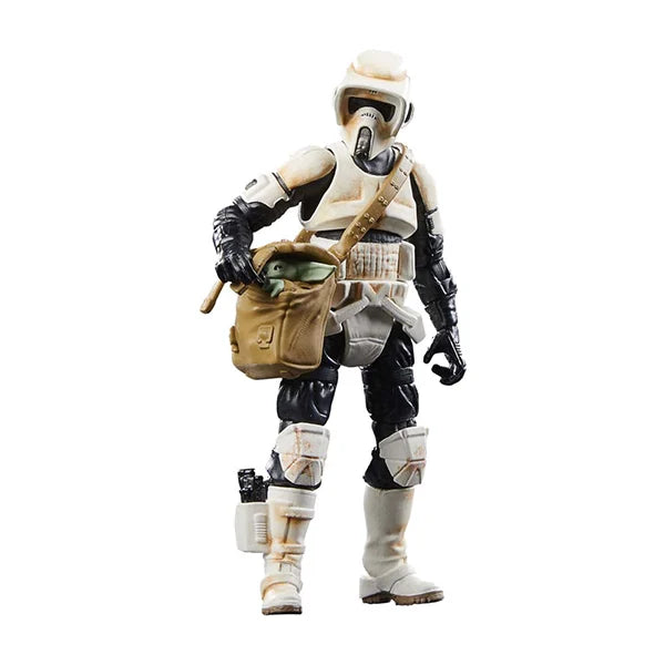 Star Wars: Vintage Collection - Kenner - Fahrzeug - Mandalorian - Speeder Bike with Scout Trooper & Grogu - Actionfigur - F6883 - 10 cm