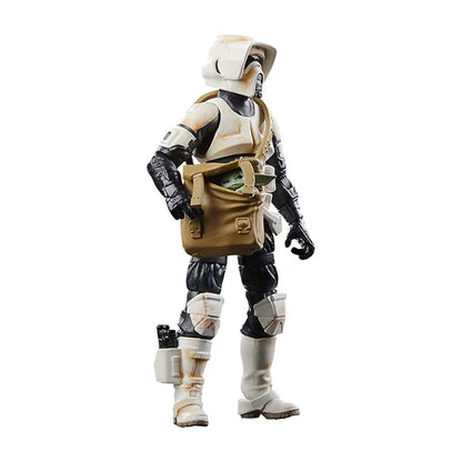 Star Wars: Vintage Collection - Kenner - Fahrzeug - Mandalorian - Speeder Bike with Scout Trooper & Grogu - Actionfigur - F6883 - 10 cm